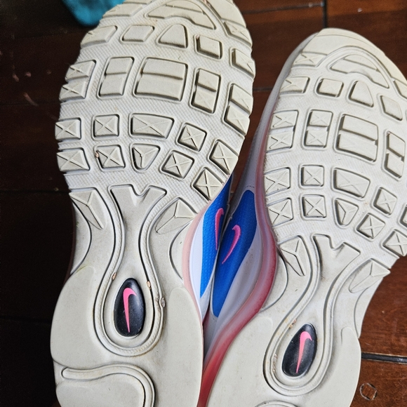 Nike Air Max 97 - Miami - Size 6Y KIDS Bkue/Pink - Picture 2 of 8